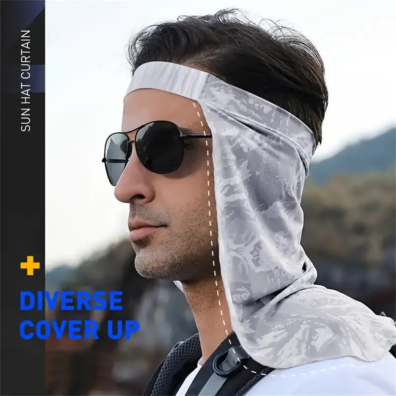 Breathable & Stylish Sun Protection Hat & Neck Gaiter for Men