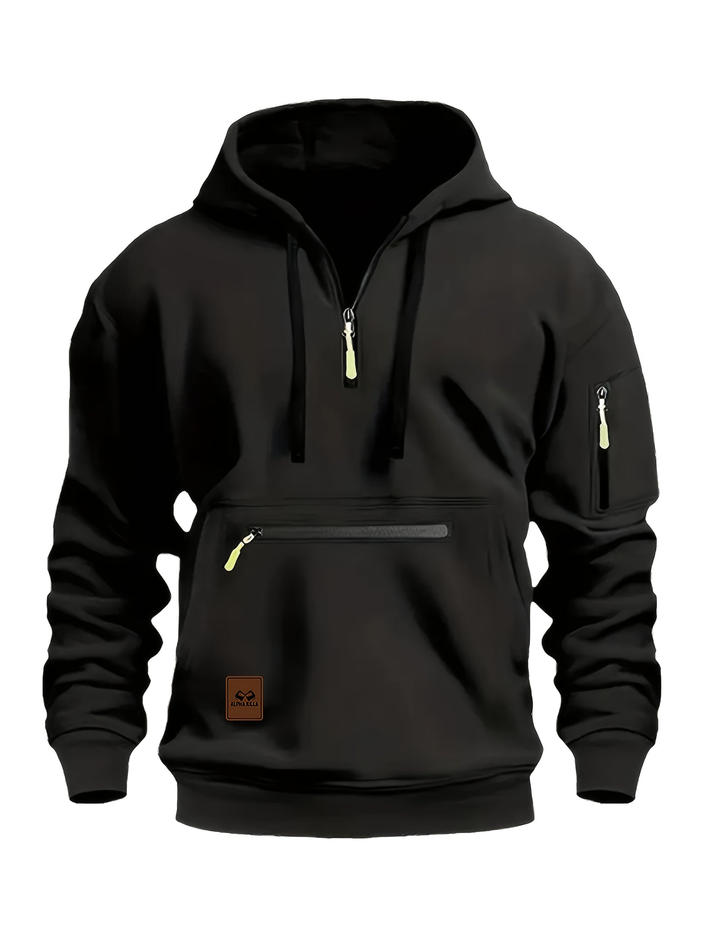 Windproof Royal Blue Fleece Hoodie