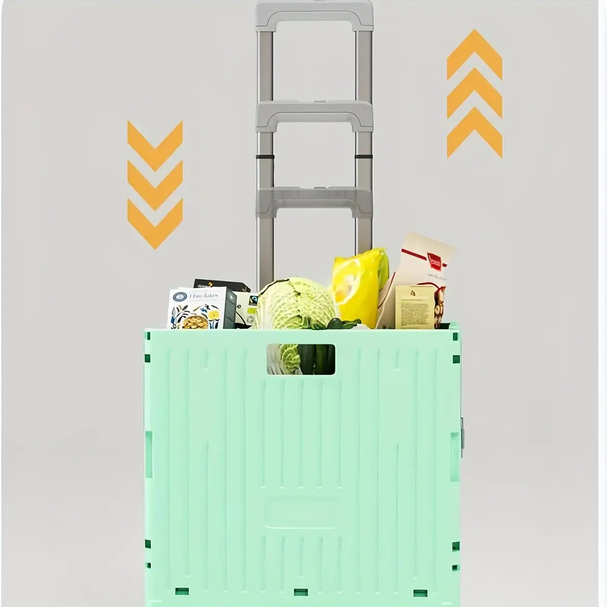 Thickened Load-Bearing Foldable Utility Cart with Wheels
