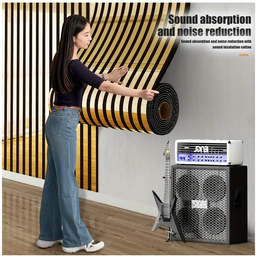 1 Roll Self-Adhesive 3D Grid Wallpaper