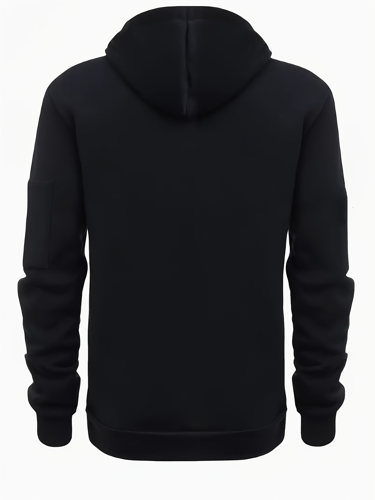 Windproof Royal Blue Fleece Hoodie