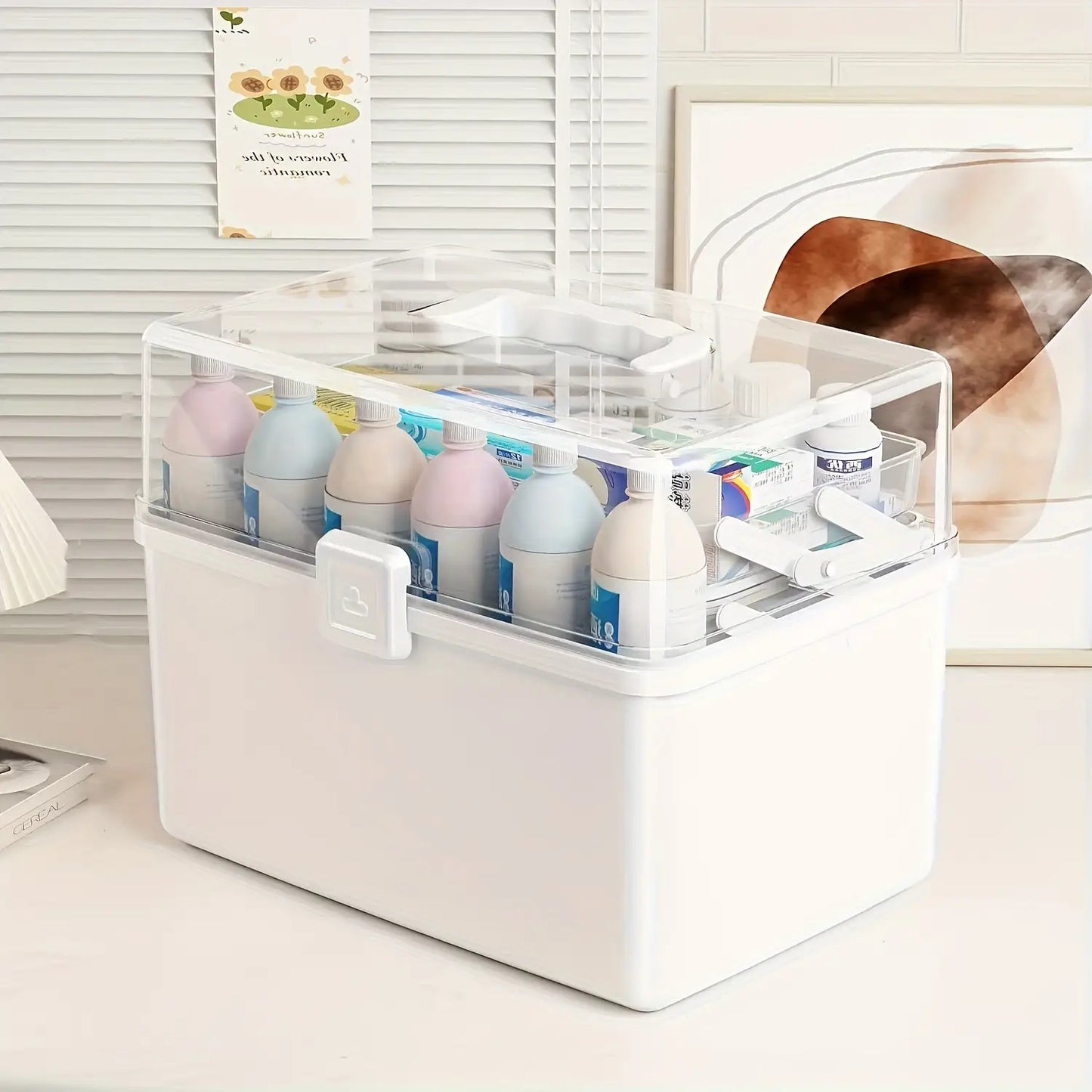 Three-Layer Household large-capacity Medicine Box