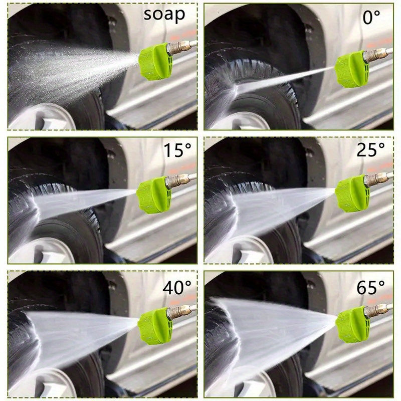 6-in-1 High-Pressure Washer Nozzle