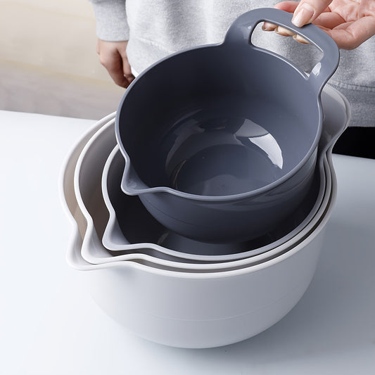 4pcs Thickened and Deepened Baking Mixing Bowl