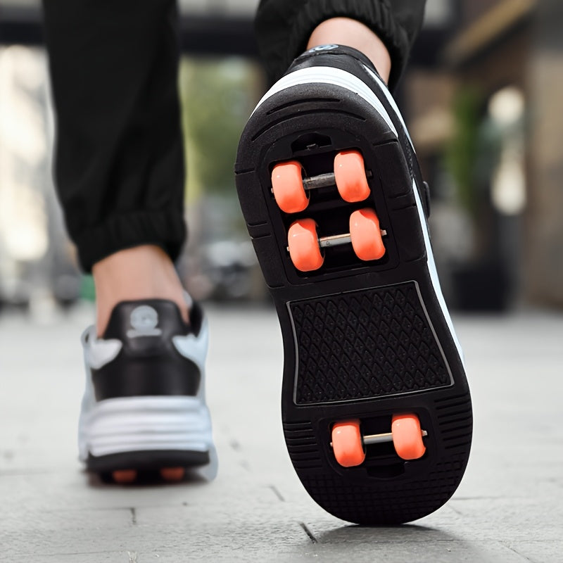 Youth Fashion 6-Wheel Roller Skates Shoes