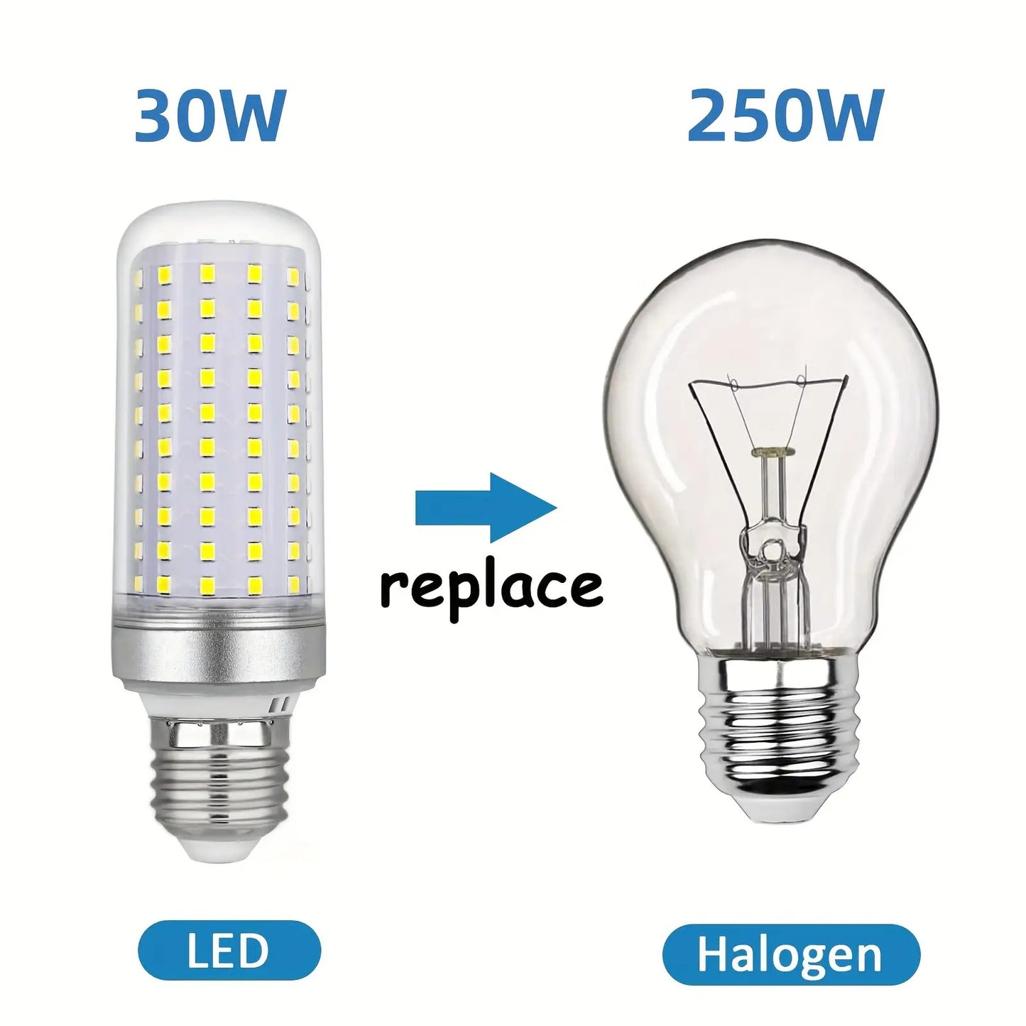 4pcs 30W LED Light Bulbs