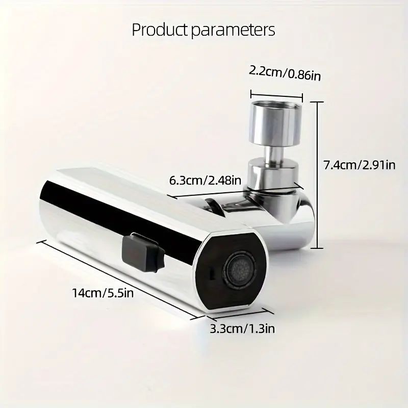 Splash-Proof Rotatable Faucet Aerator