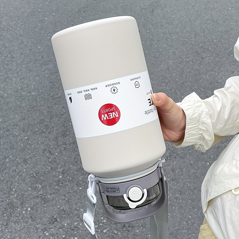 1pc Stainless Steel Insulated Tumbler 1000ml Large Capacity with Handle