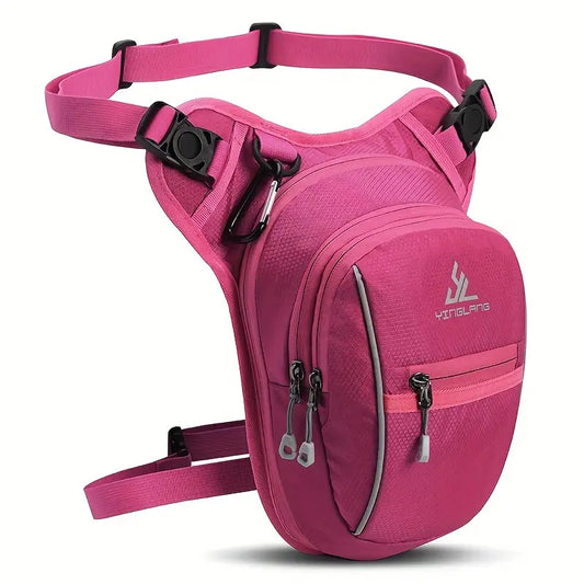 1pc Contrast-color Nylon Sports Leg Bag