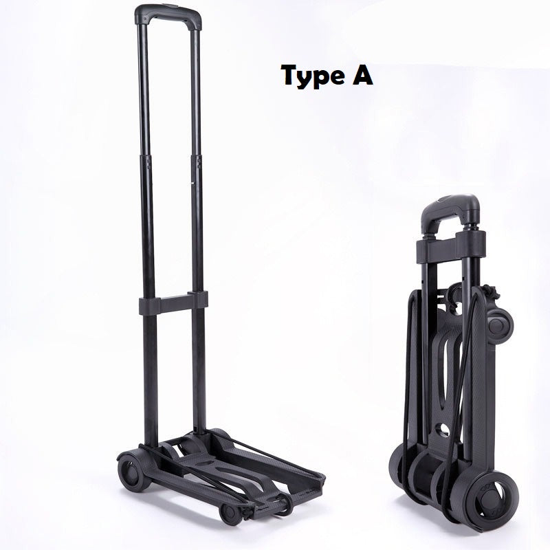 Lightweight portable luggage cart