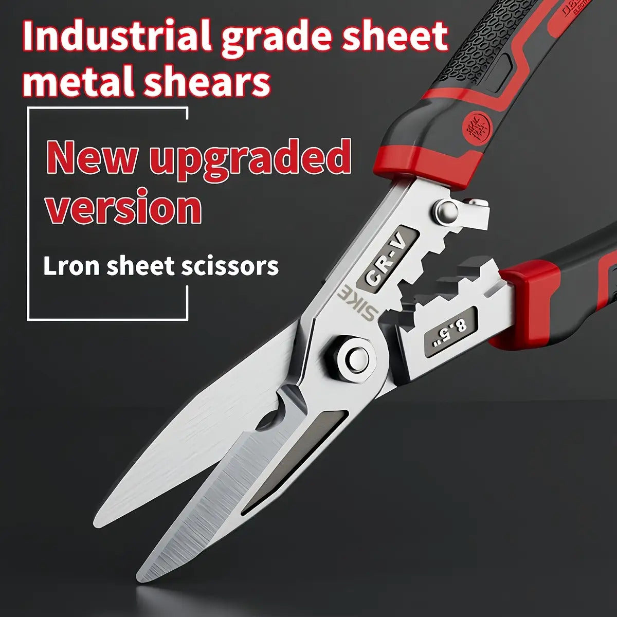 Heavy-Duty Industrial-Grade Metal Shears