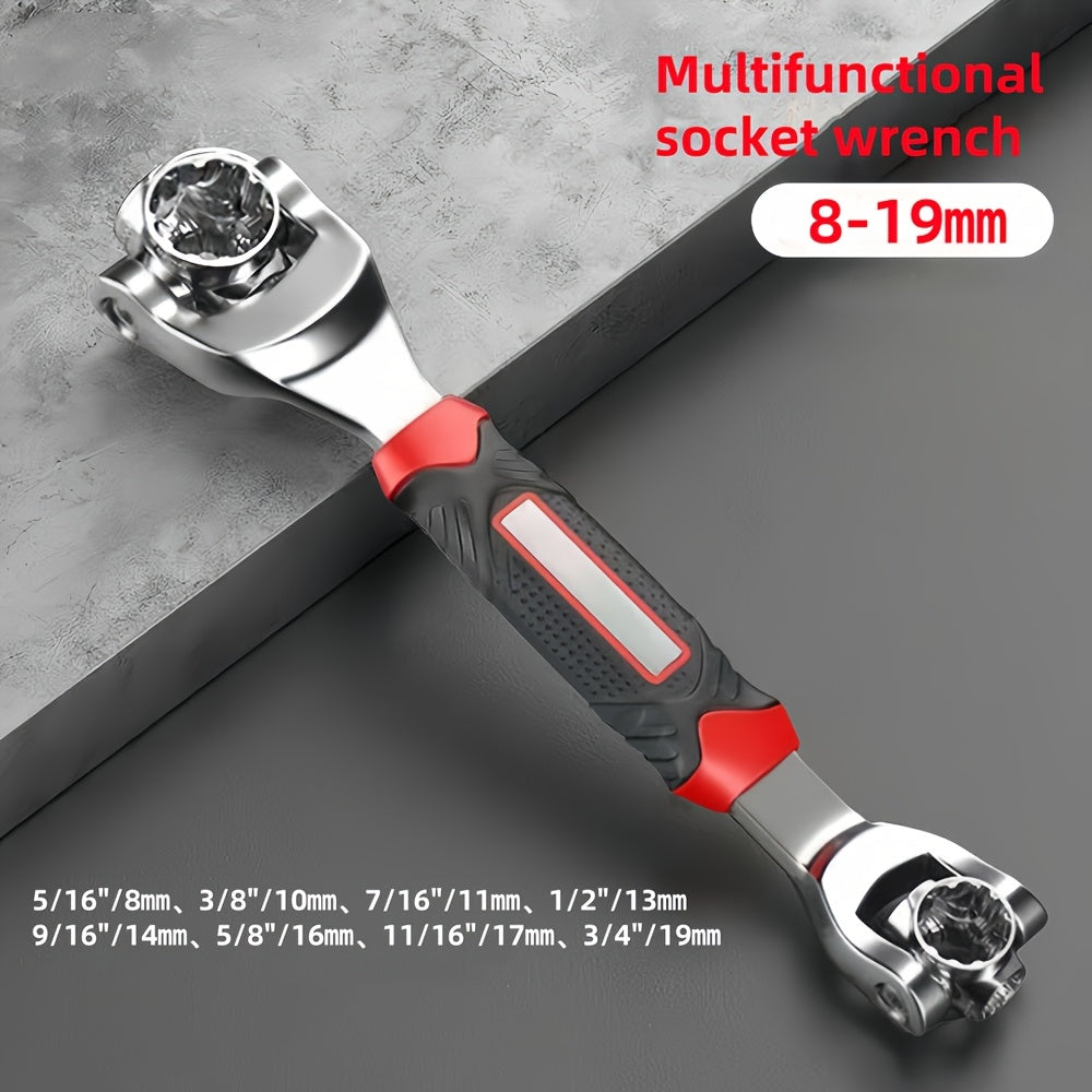 1pc 8-in-1 Multi-Function Socket Wrench
